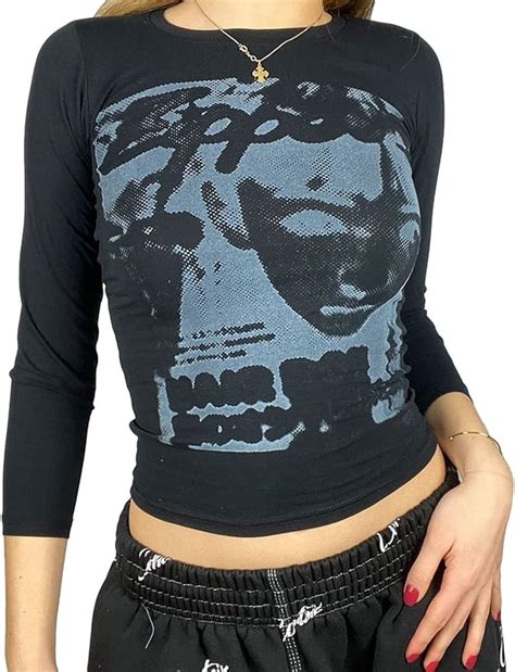 y2k t-shirt|y2k graphic shirts for women.